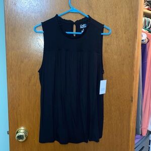 Womens tank top size medium black